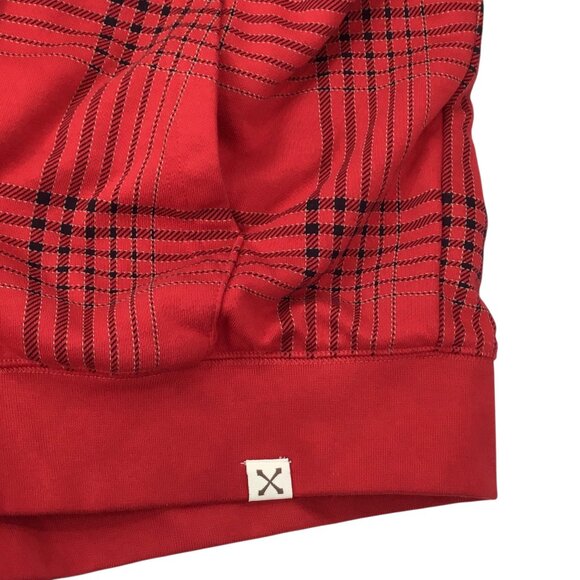 Blake Shelton X Lands End Hooded Jacket Full Zip Red Plaid XLT Tall Sherpa Lined - Picture 7 of 11